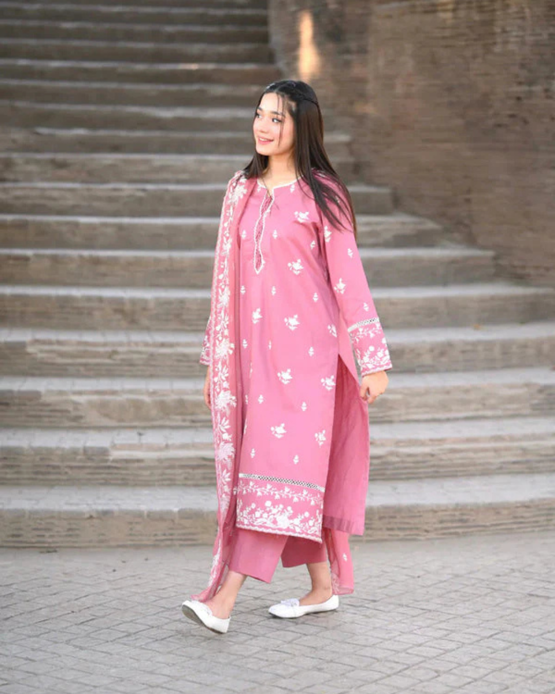 Ayyat- Embroidered 3 piece stiched