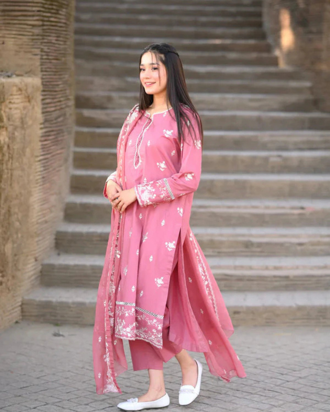 Ayyat- Embroidered 3 piece stiched