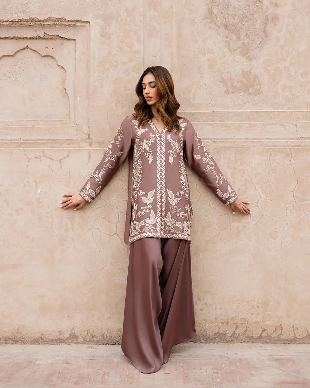 Malika - 2Pc Embroidred Suit - Premium Fabric