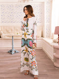 Hania - 2Pc Stitched Kaftaan style printed Suit - Premium Fabric