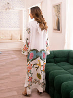 Hania - 2Pc Stitched Kaftaan style printed Suit - Premium Fabric