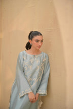 Zarnish - 3pc Embroidred Suit - Premium Fabric
