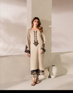 Mashal - 2Pc Embroidered Suit - Premium Summer  Fabric