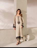 Mashal - 2Pc Embroidered Suit - Premium Summer  Fabric