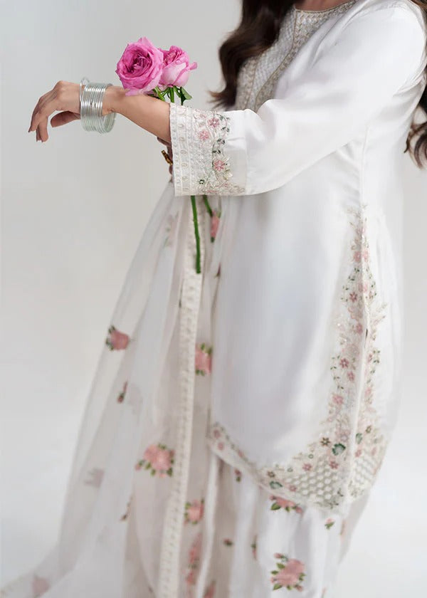 Meenu - 3 Piece Silk Stitched Eid SALE 50% OFF