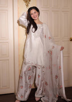 Meenu - 3 Piece Silk Stitched Eid SALE 50% OFF