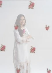 Meenu - 3 Piece Silk Stitched Eid SALE 50% OFF