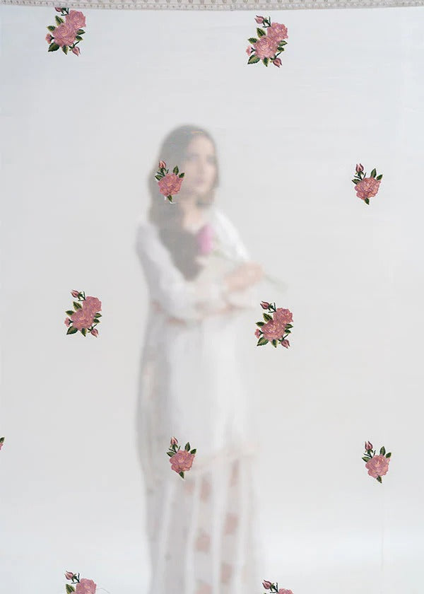 Meenu - 3 Piece Silk Stitched Eid SALE 50% OFF