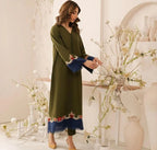 Huma  Embroidered stitched (2 piece)