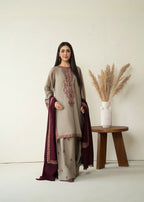 Mehwar Stitched 3Pc Embroidered Summer Fabric with beautiful Duppata